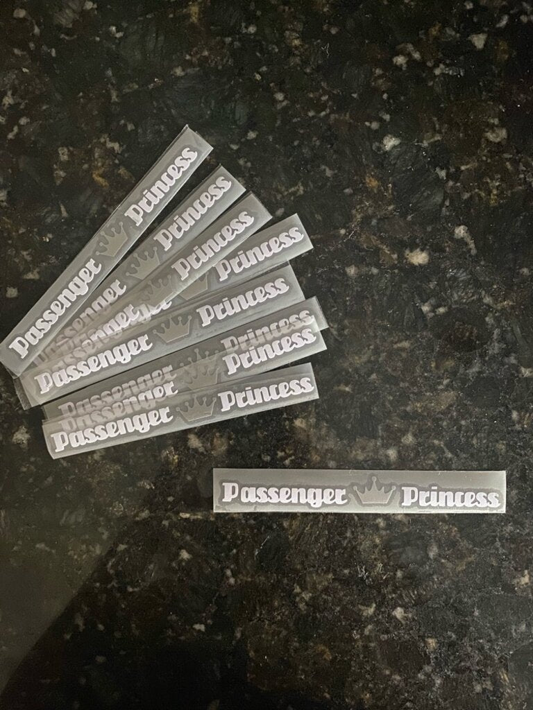 Passenger Princess Sticker